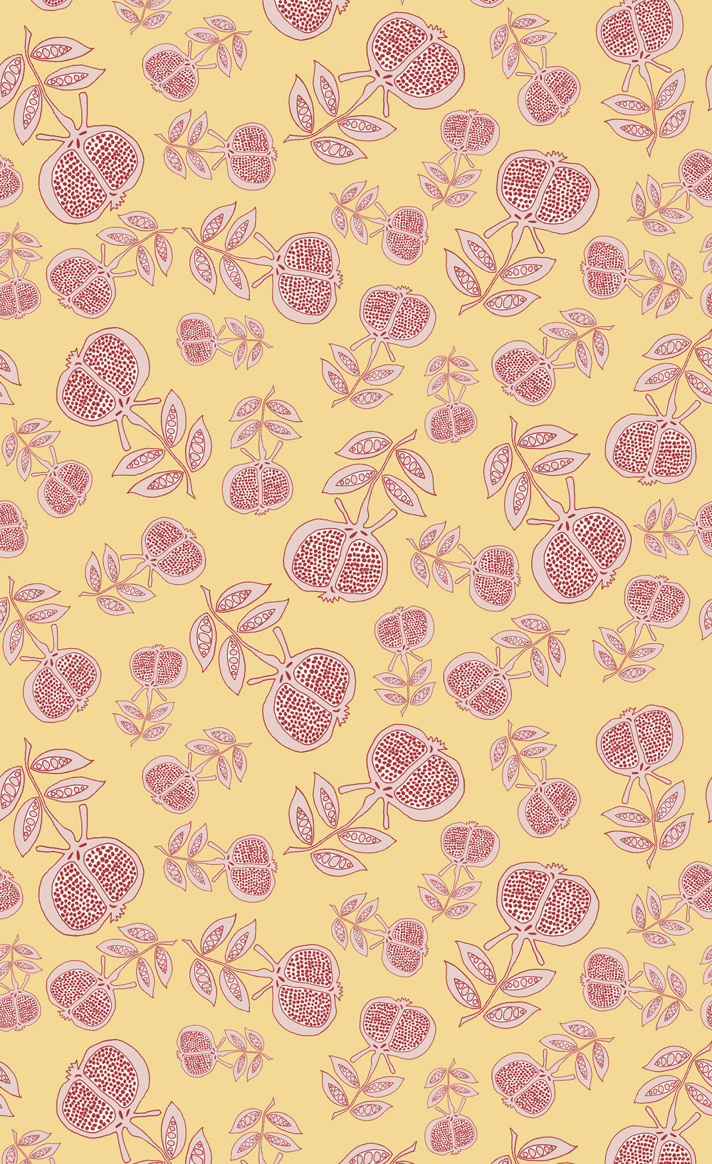 Pomegranate-Pink-Red-on-Clotted-Cream-W Pomegranate-Pink-Red-on-Clotted-Cream-W