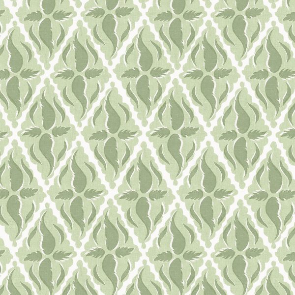 "Basil B" Linen in Green-Green