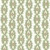 flora-stripe-green-bark-f.jpg "Flora Stripe" Linen in Green Bark