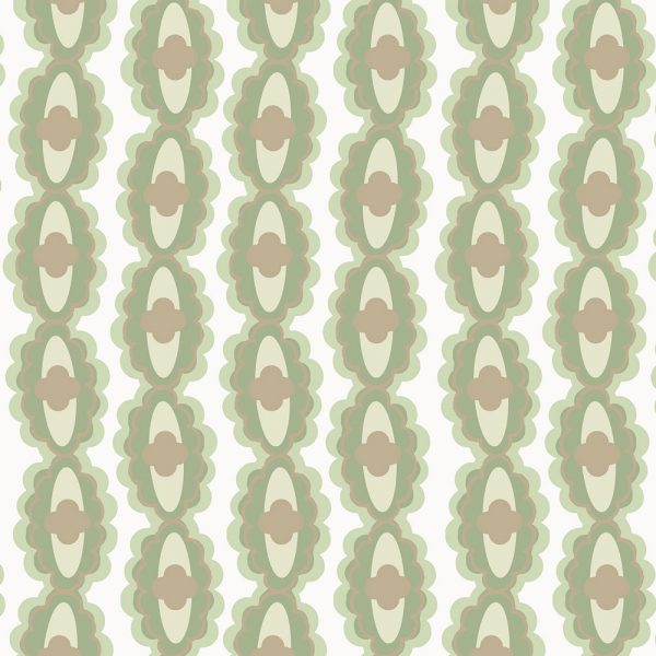 flora-stripe-green-bark-f.jpg "Flora Stripe" Linen in Green Bark