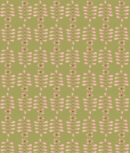 ladder-leaf-standard-pink-on-grass-gc.jpg "Ladder Leaf Standard" Grasscloth in Pink on Grass