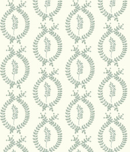 "Laurel Overlay Standard" Grasscloth in Eucalyptus