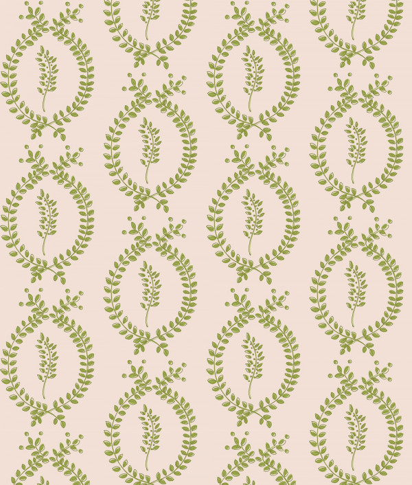 laurel-overlaystandard-green-rose-gc.jpg "Laurel Overlay Standard" Grasscloth in Green Rose