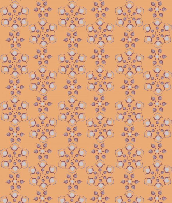 ogee-tangerine-gc.jpg "Ogee" Grasscloth in Tangerine